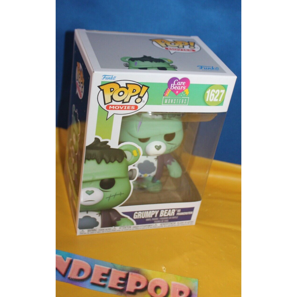Funko Pop Universal Monsters X Care Bears Grumpy Bear Frankenstein Toy 1627
